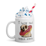 Mad Treat Credz Pastry Pug mug