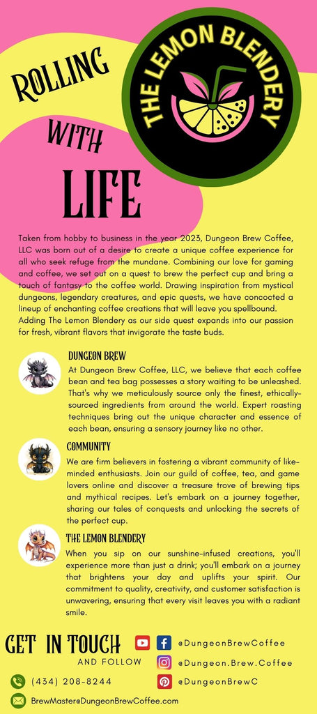 INTRODUCING: A SIDE QUEST FOR DUNGEON BREW COFFEE, LLC